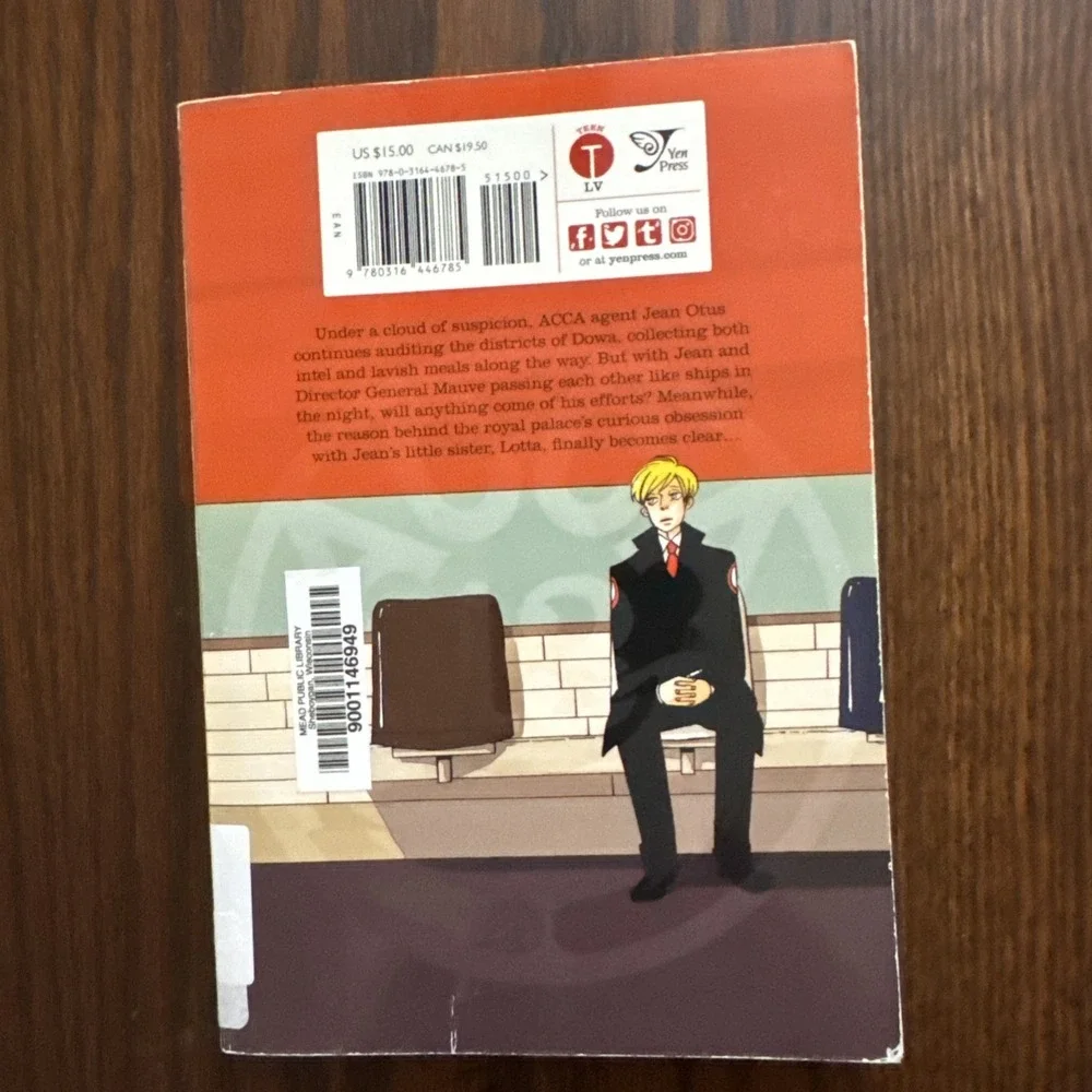 ACCA 13-Territory Inspection Department Manga Volumes 1-4 English PB Ex-Library
